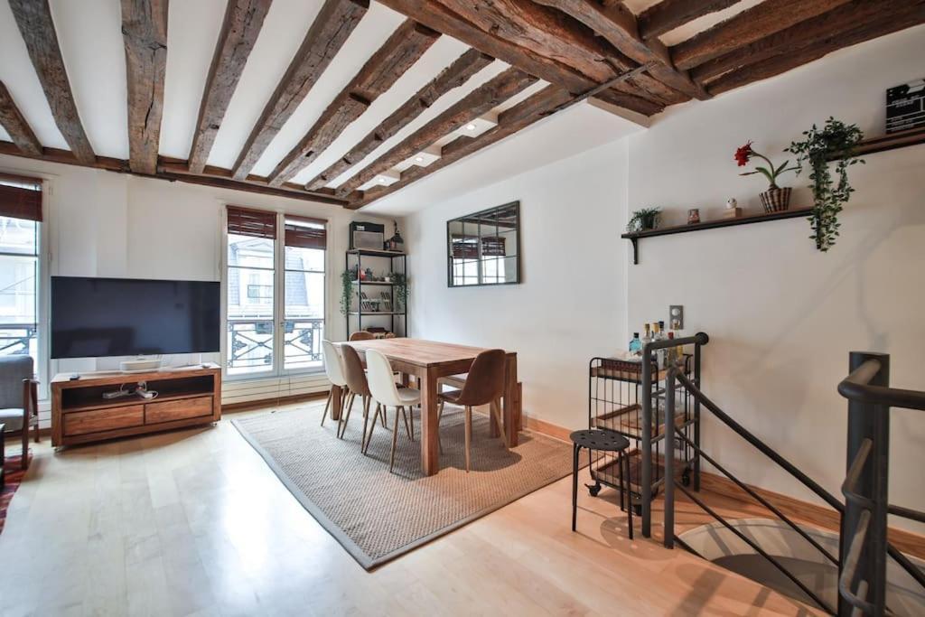 Typical Parisian Duplex#4Pers#Le Marais公寓 外观 照片
