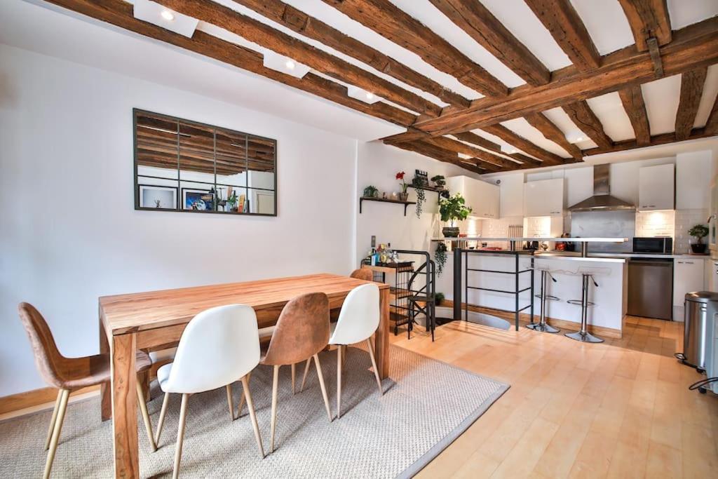 Typical Parisian Duplex#4Pers#Le Marais公寓 外观 照片